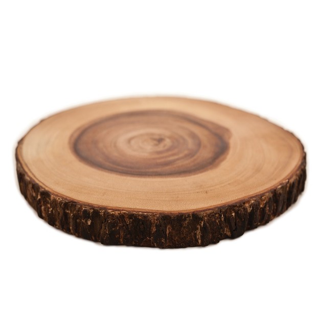 Acacia Wood Cheese Board By Twine Living Brown