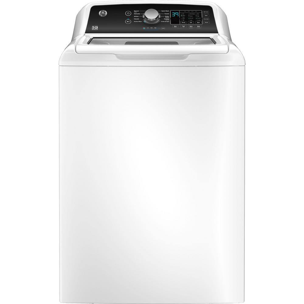 GE 4.5 cu. ft. Water Level Control Top Load Washer in White GTW585BSVWS