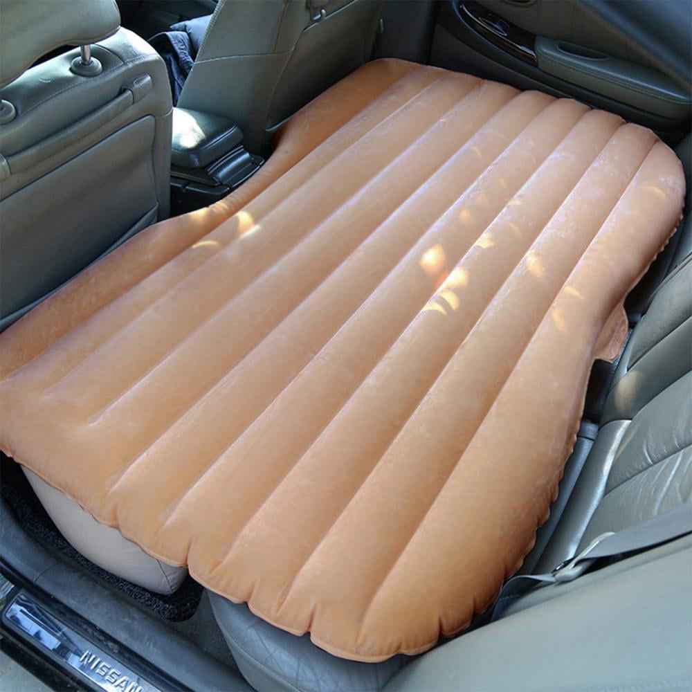 FBSPORT Bed Car Mattress Camping Mattress for Car Sleeping Bed Travel Inflatable Mattress Air Bed for Car Universal SUV Extended Air Couch with Two Air Pillows