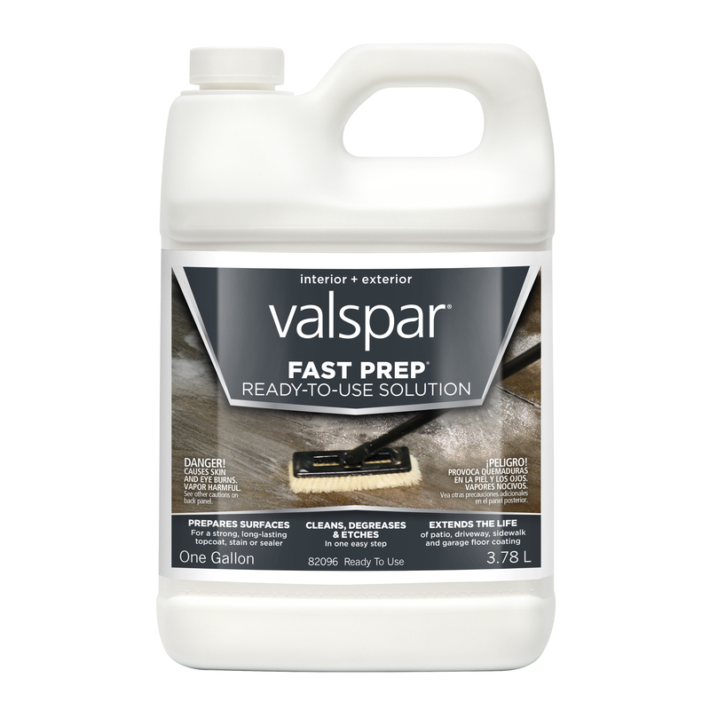 Valspar Fast Prep Transparent Concrete Etching Stain 1 gal