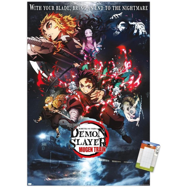 Trends International Demon Slayer Mugen Train Collage One Sheet Unframed Wall Poster Prints