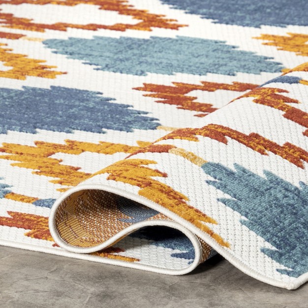 Nuloom Marcela Geometric Indoor outdoor Patio Area Rug