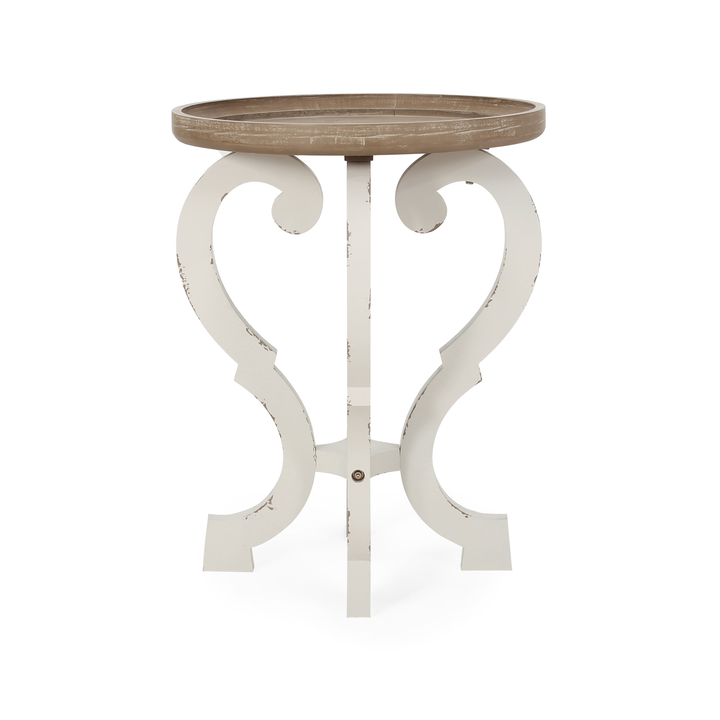 Kaye French Country Accent Table with Round Top