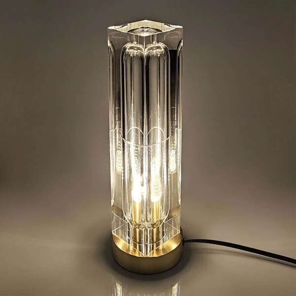 Crystal Bedside LED Table Lamp