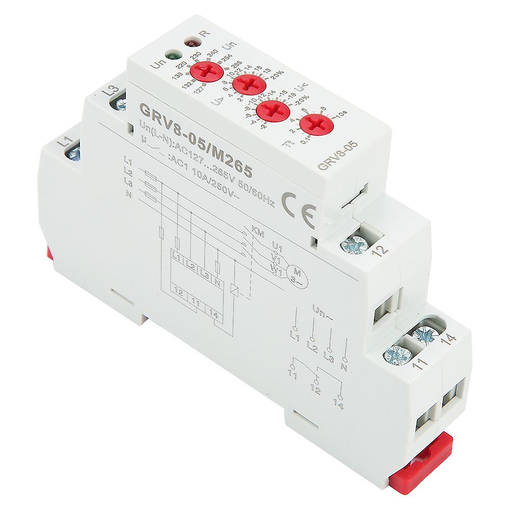 Grv8-05 3-phase Voltage Monitoring Relay Phase Sequence Phase Failure Protection M265