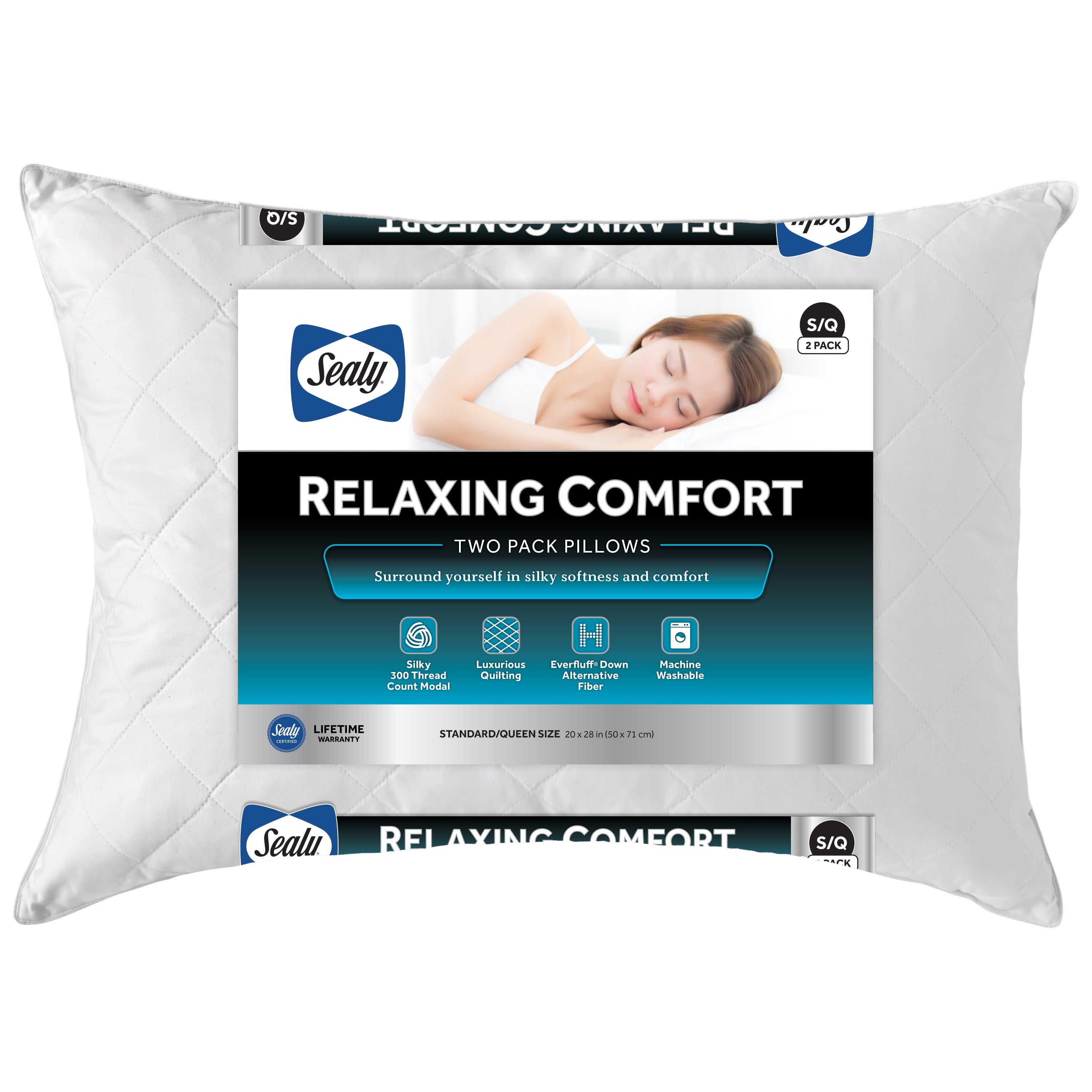 Sealy Silver Series Relaxing Comfort Pillow