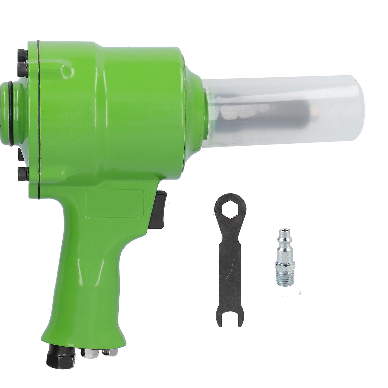 Pneumatic Nail Pulling Gun Green Air Riveting Tools Machine Set Kp-705p 2.4-4.8mmamerican Style