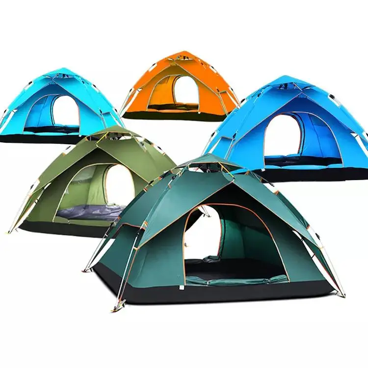 Instant Double Layer Camping Picnic Waterproof Outdoor Portable Automatic Pop Up Tent