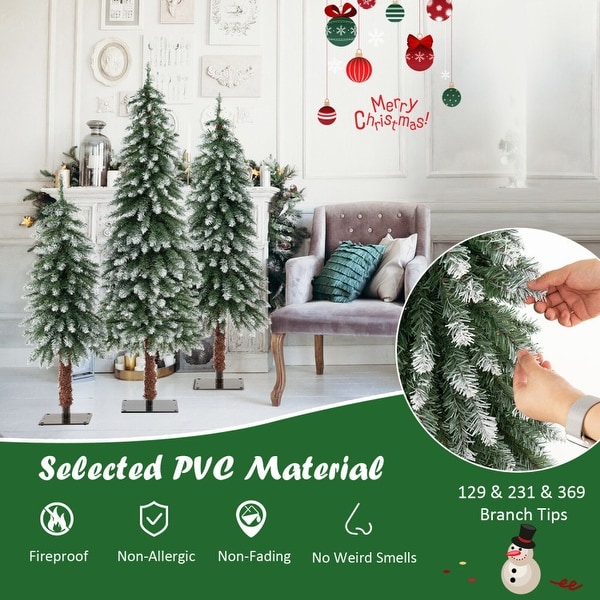 PreLit Christmas Tree Set of 3