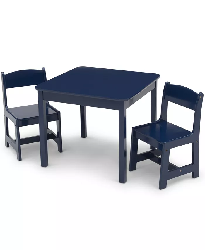 Delta Children Mysize Wood Table and Chairs Set  3 Piece