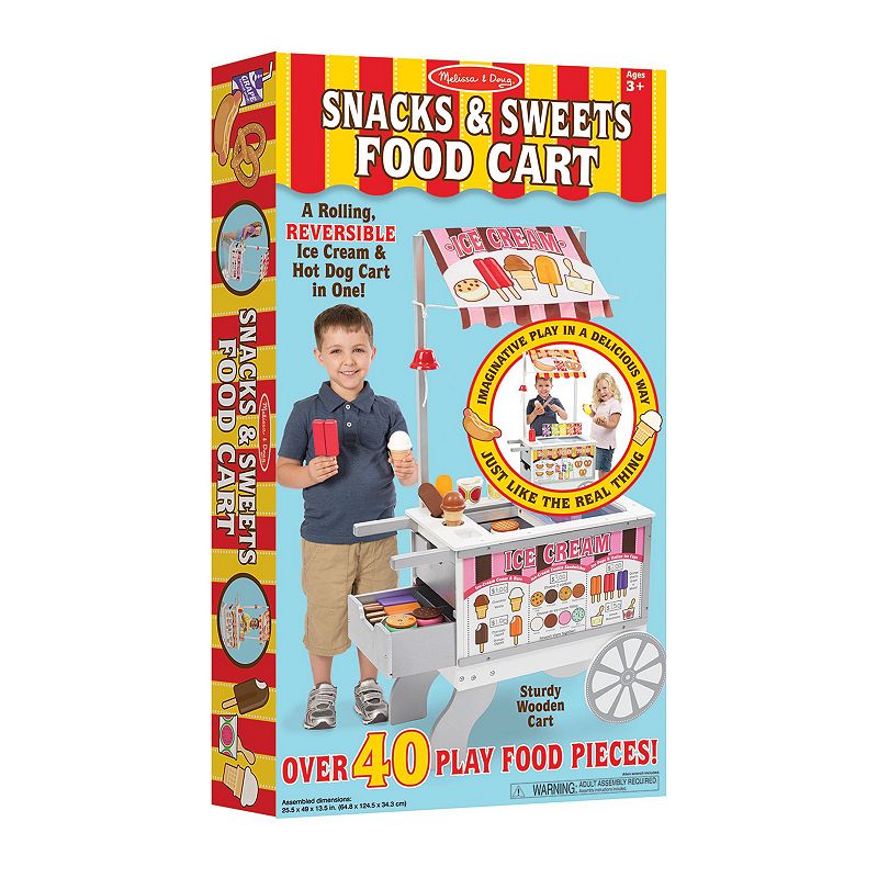 Melissa and Doug Snacks and Sweets Food Cart