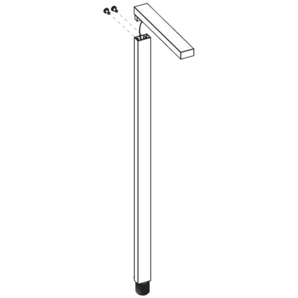 CDPA57 Low Voltage Aluminum LED Rectangular Bollard Path Light