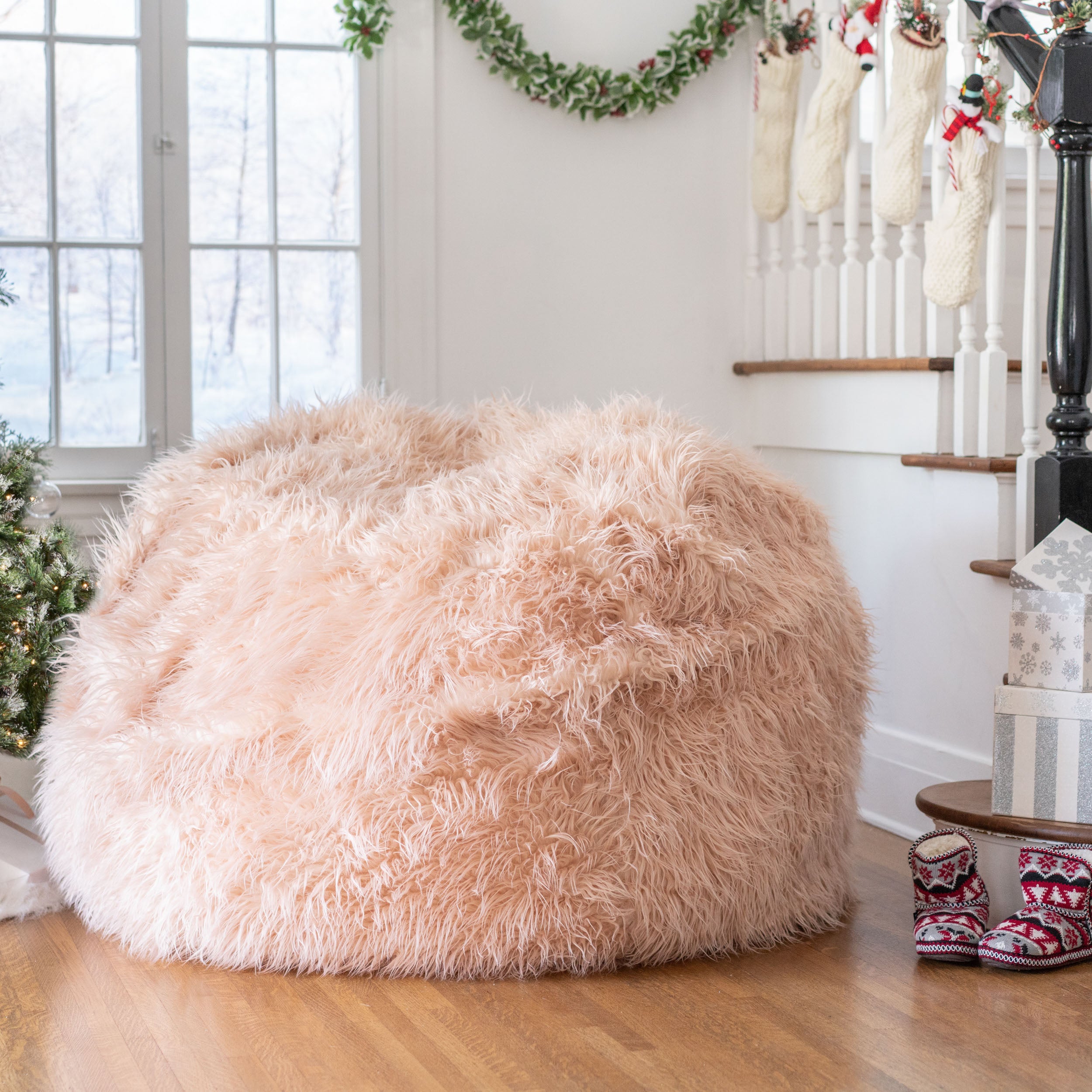 Lycus Faux Fur Bean Bag Chair