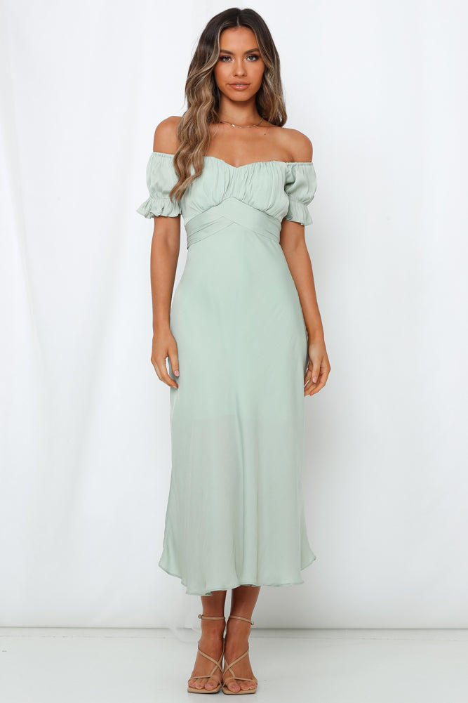 Sky Child Maxi Dress Pistachio