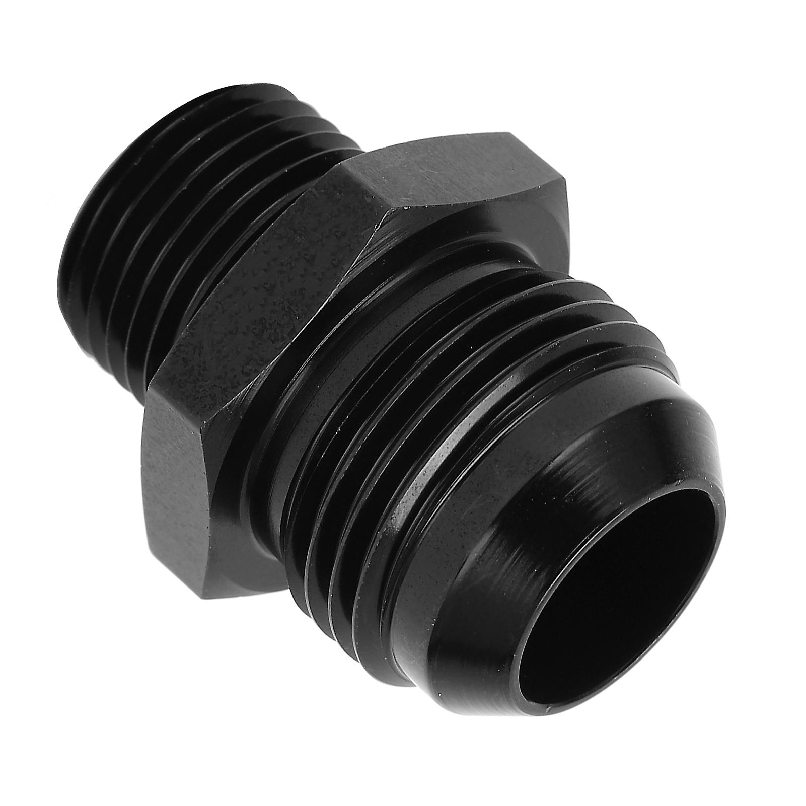 Fuel Line Fitting 12 An To 1/2npt 6061t6 Aluminum Black Anodized Adapter For Most Fluids