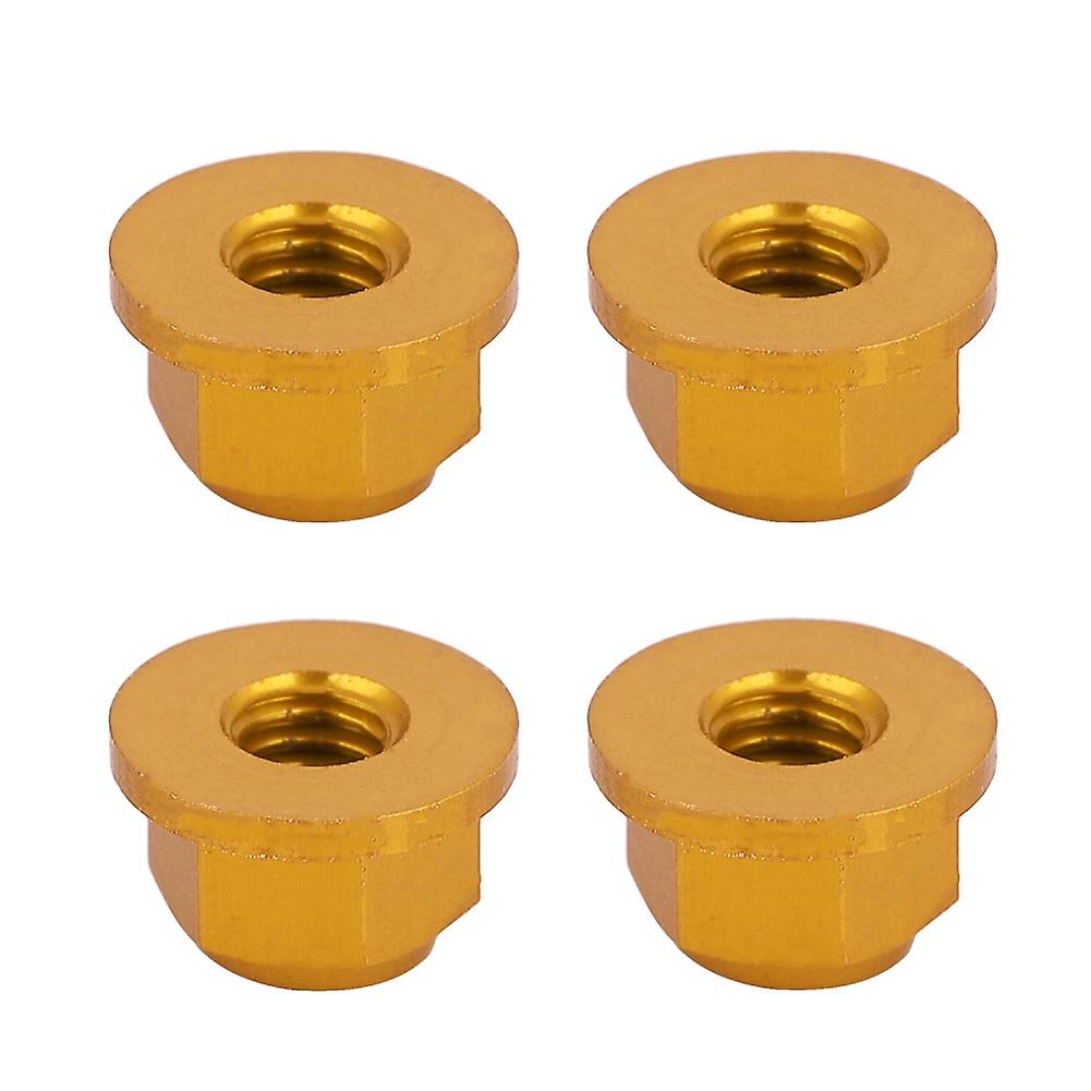 4pcs Aluminum M4 Tire Nuts Fit For Fayee 1/12 Wl 1/12 12423 Off-road Vehicle Yellow 0119y