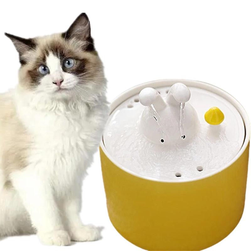 Ceramic 1l rabbit cat water fountain