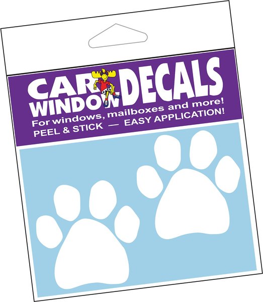 Imagine This Company Double Paw Car Window Decal