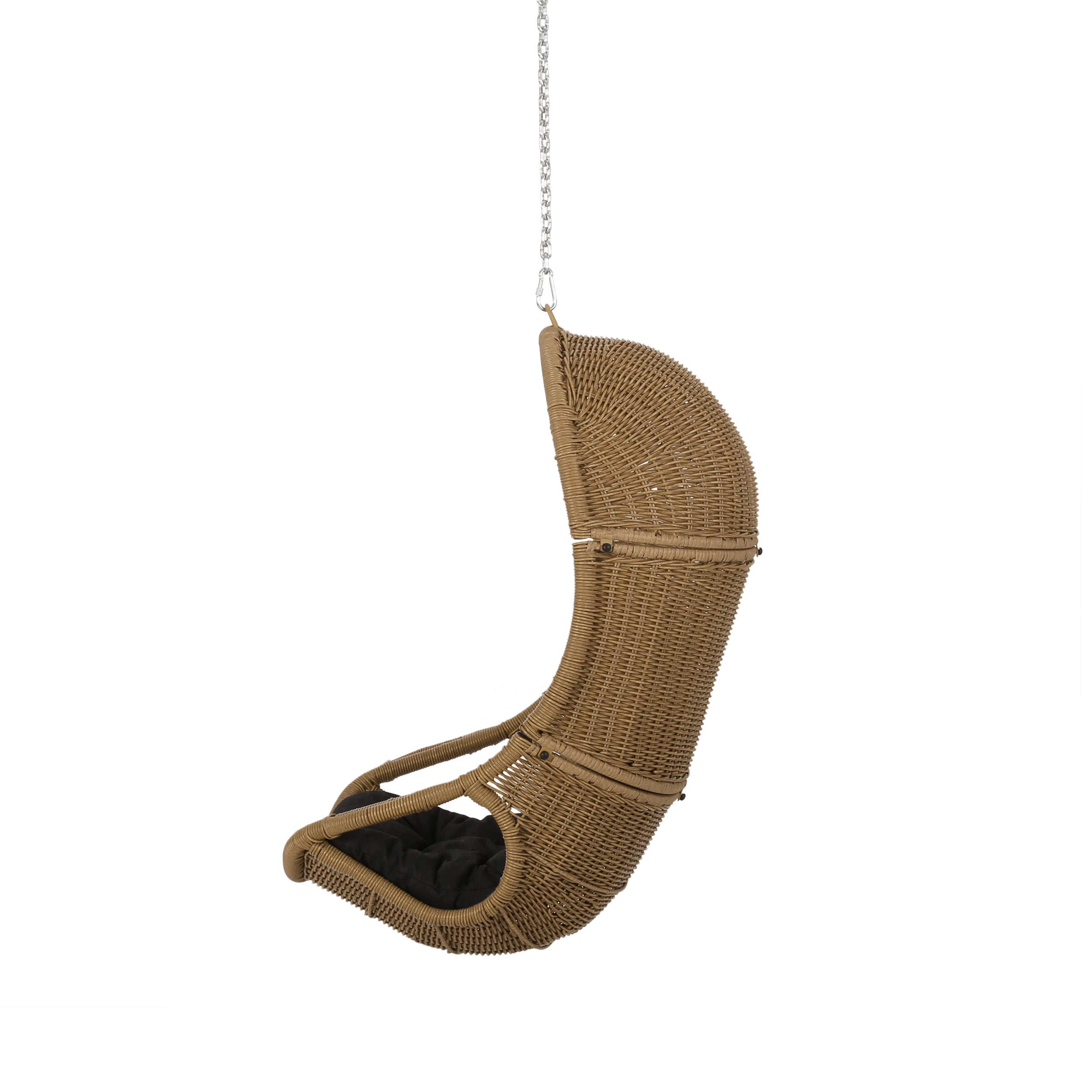 Berrien Orville Outdoor/Indoor Wicker Hanging Nest Chair (No Stand)