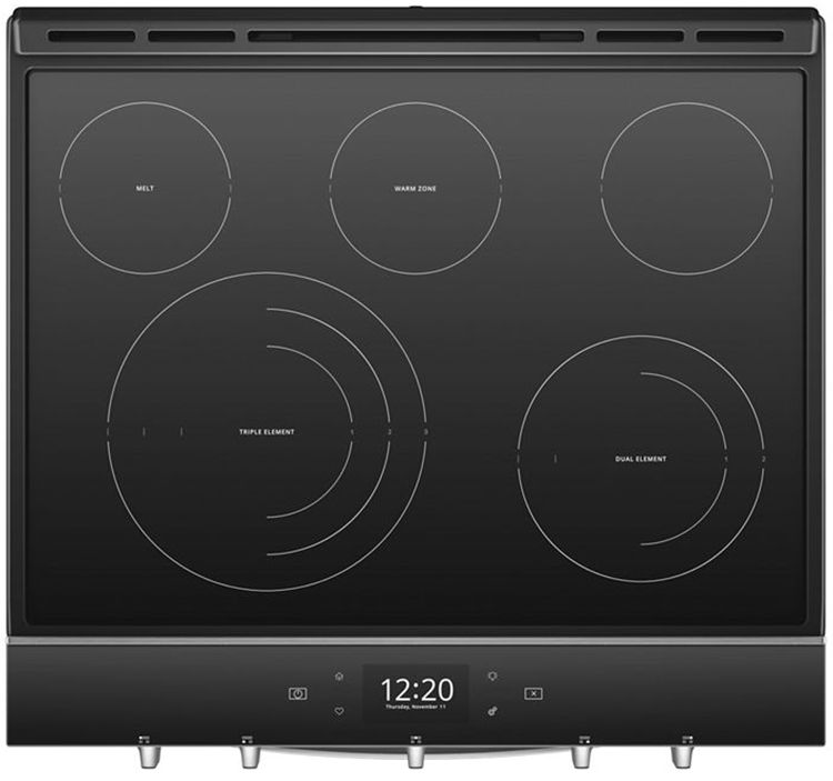 Whirlpool ADA 6.4 Cu. Ft. Fingerprint Resistant Stainless Steel Smart Slide-In Electric Range