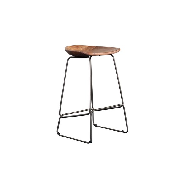 Porter Designs Neri Mid-Century Modern Solid Acacia Wood 24