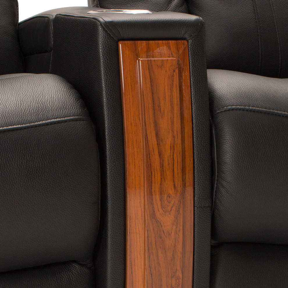 Seatcraft Monaco Leather Home Theater Seating Power Recline   Contemporary   Theater Seating   by Stargate Cinema  Houzz