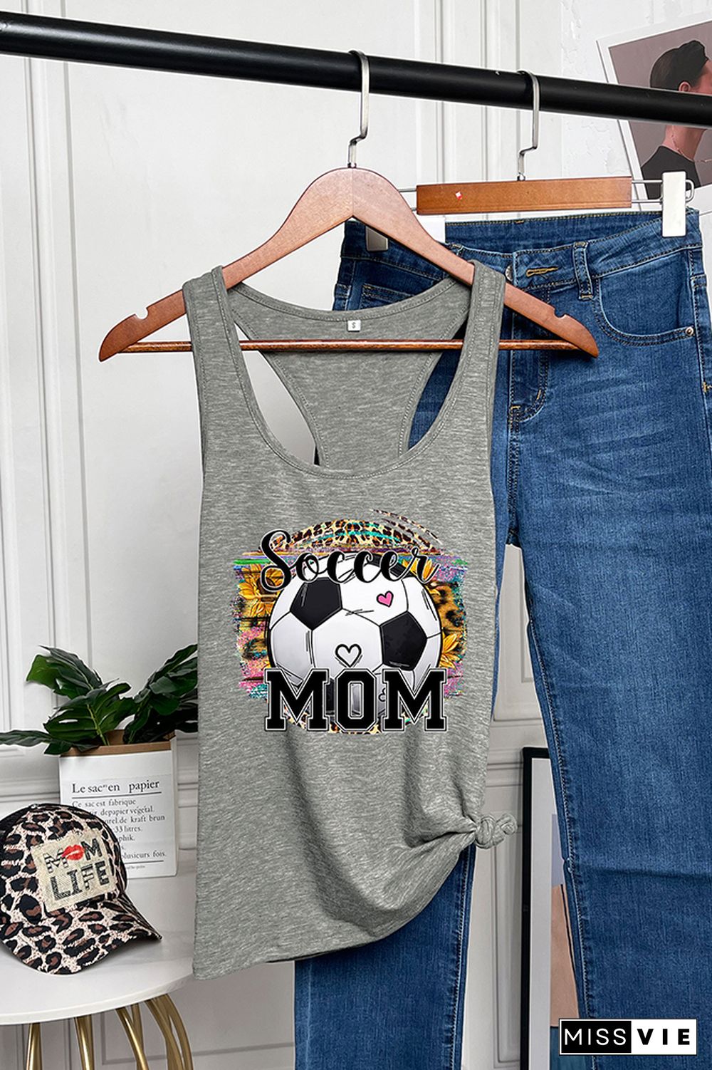 Soccer MOM Sleeveless Tank Top Wholesale