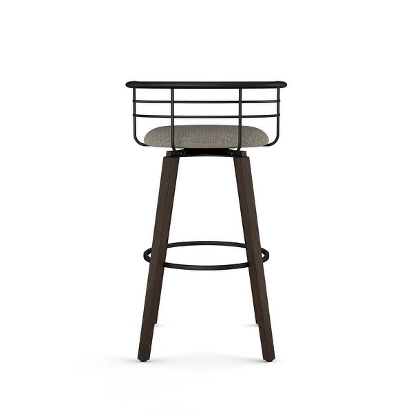 Amisco Colt Swivel Counter and Bar Stool