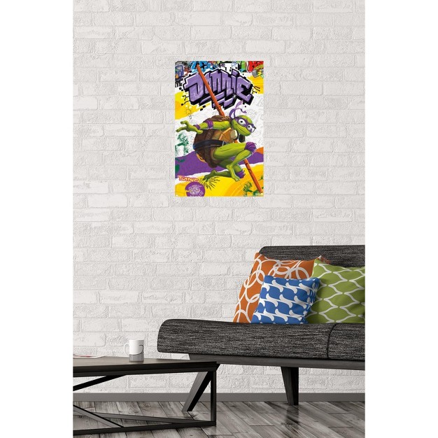 Trends International Teenage Mutant Ninja Turtles Mutant Mayhem Donatello Unframed Wall Poster Prints