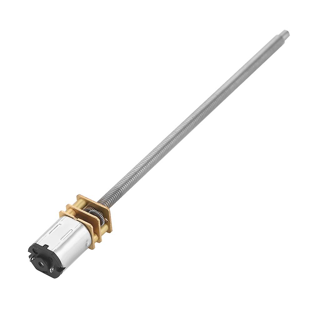 Dc 6/12v N20 Gear Box Reduction Motor With Long Output Shaft M4 X 100mm (12v 400rpm)