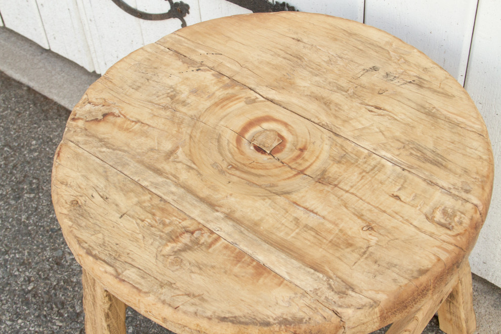 Charming Reclaimed Wood End Table   Rustic   Side Tables And End Tables   by De cor  Houzz