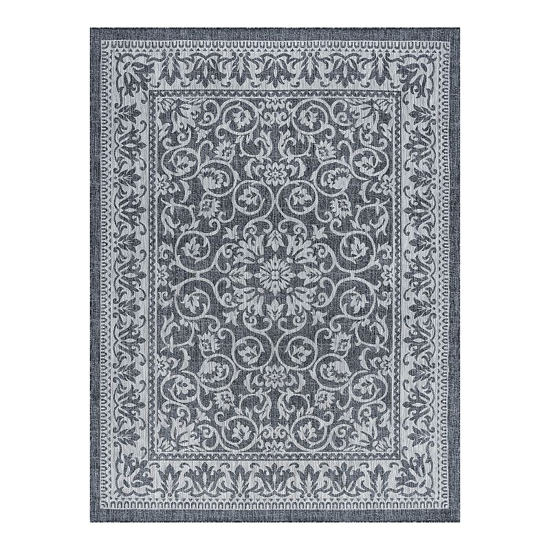 KHL Rugs Liva Floral Indoor Outdoor Rug