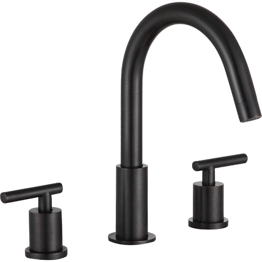 ANZZI Roman 8 in Widespread 2Handle Bathroom Faucet in Oil Rubbed Bronze