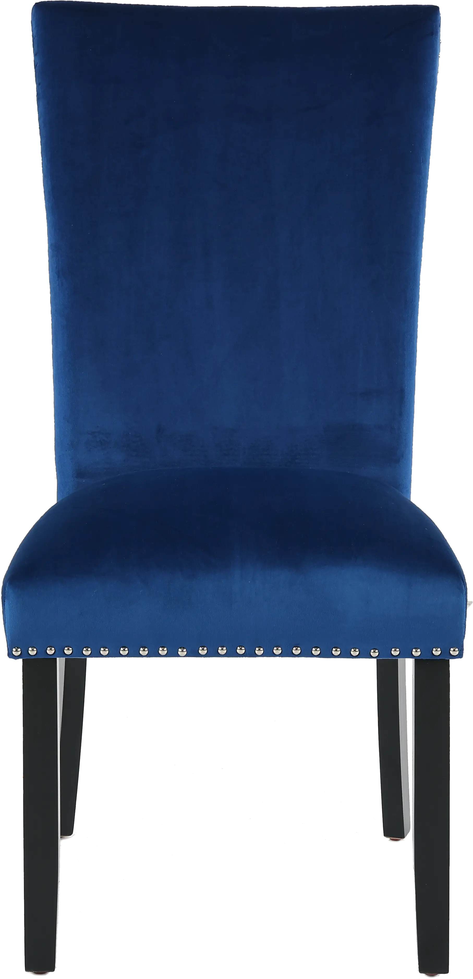 Valentino Blue Velvet Dining Room Chair