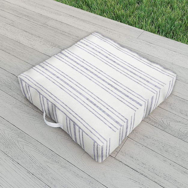 Holli Zollinger Aegean Multi Stripe Outdoor Floor Cushion Deny Designs