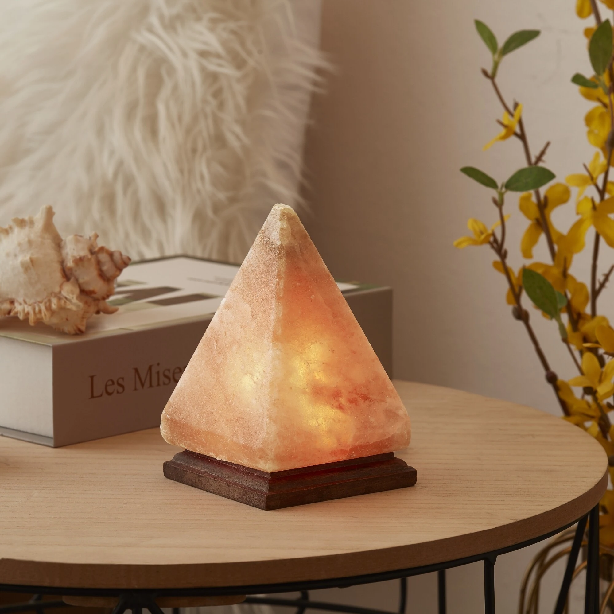 Evalina 8 Color Modes Piramide Salt Lamp