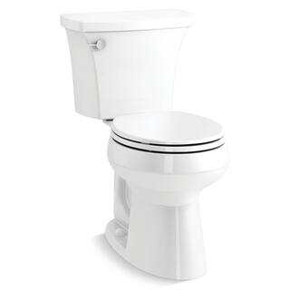 KOHLER Highline 10 in. Rough-in Complete Solution 2-piece 1.28 GPF Single Flush Round Toilet in. White (Seat Included) 78306-0