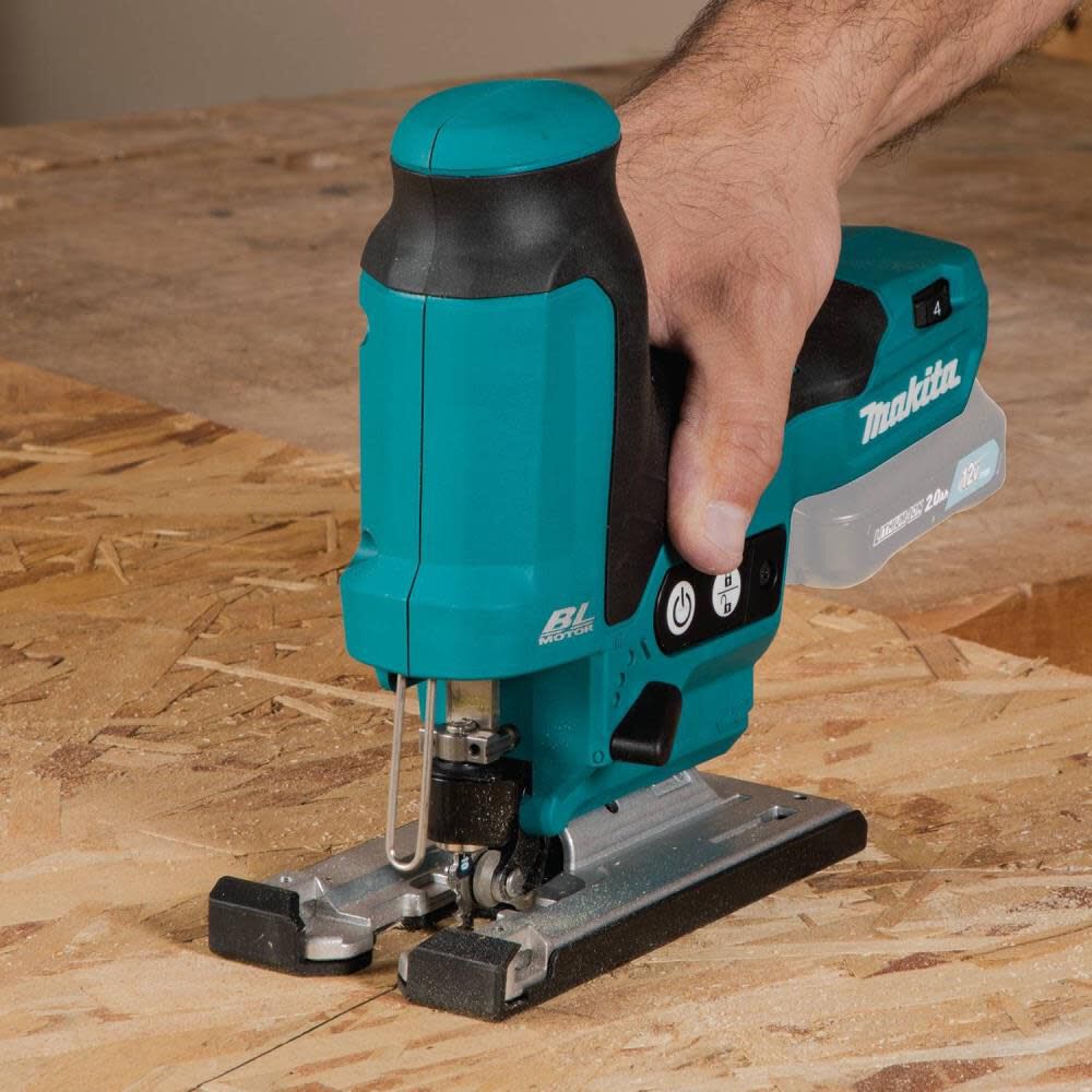 Makita 12V Max CXT Lithium-Ion Brushless Cordless Barrel Grip Jig Saw Tool Only VJ05Z from Makita