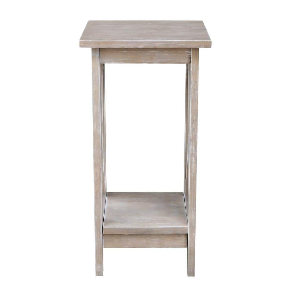 International Concepts Weathered 24 in. H Gray X-Sided Plant Stand OT09-3071X