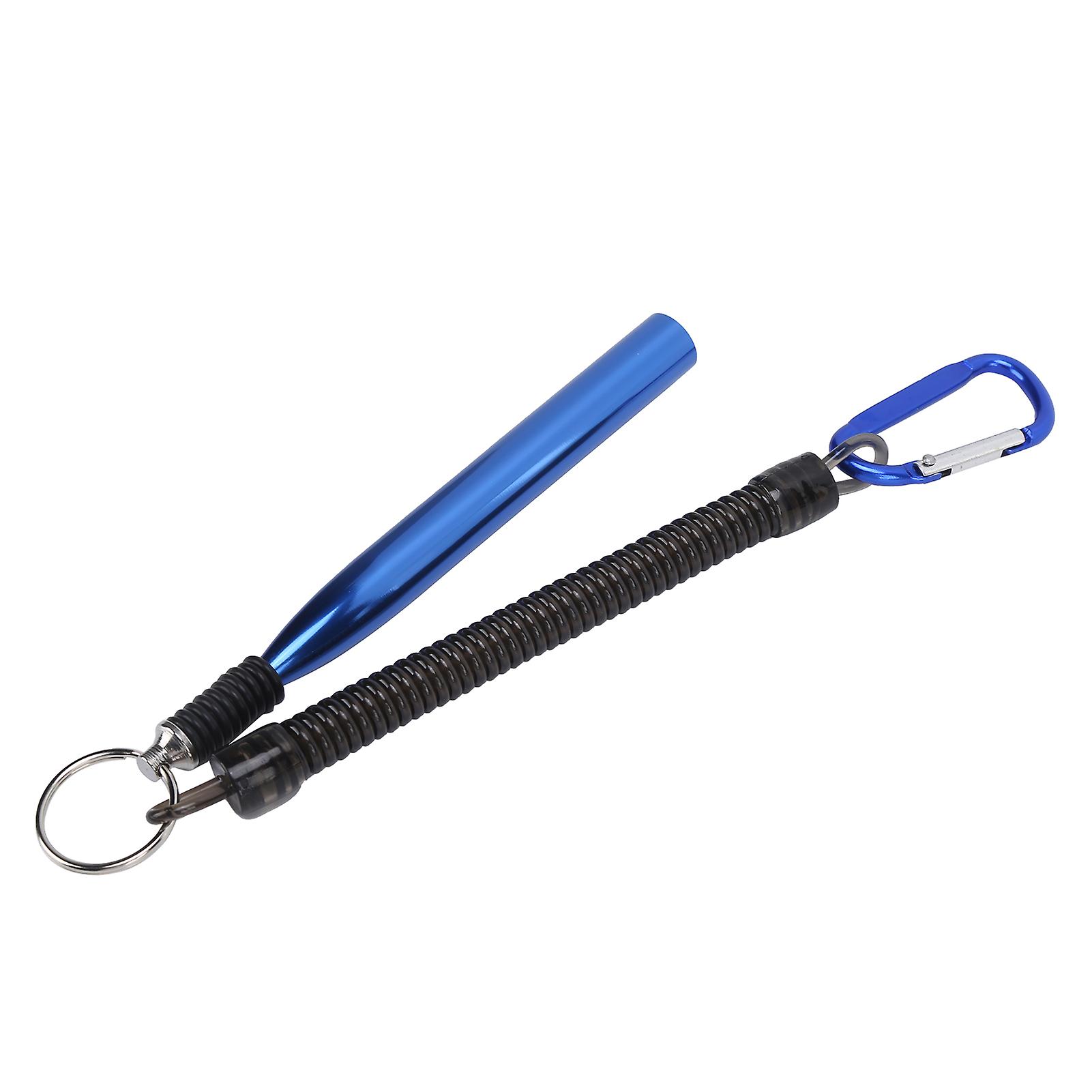 Aluminium Alloy Soft Baits Fishing Accessories Wacky Worm Rig Tool With 100 O Ringsblue