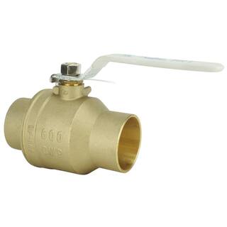 Apollo 2-12 in. Lead Free Brass SWT x SWT Ball Valve 94ALF20901A