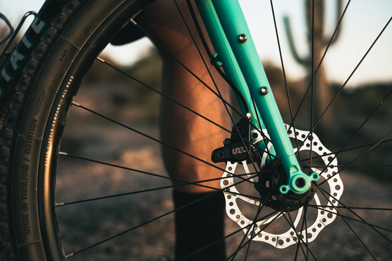 4130 All-Road - Flat Bar - Turquoise Fade (650b / 700c)