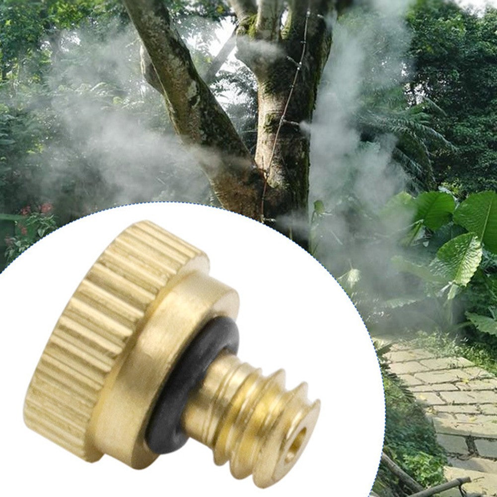 QIFEI 20Pcs Brass Misting Nozzles for Cooling System 0.012