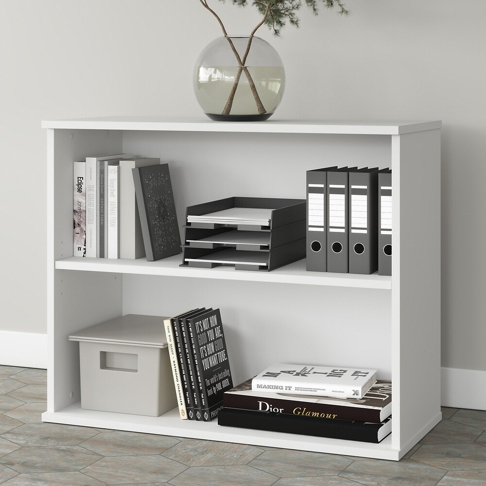 Studio A Small 2 Shelf Bookcase by Bush Business Furniture