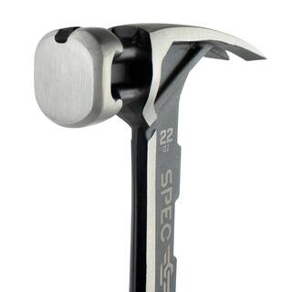 SPEC OPS Framing Hammer 22 oz. Rip Claw Smooth Face Shock-Absorbing Grip SPEC-M22SF