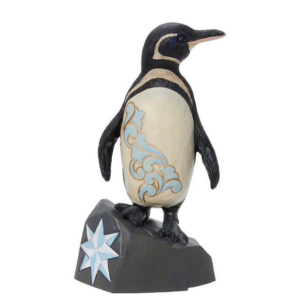 Jim Shore Galapagos Penguin One Figurine 6 Inches Animal Planet 6010944 Polyresin Black