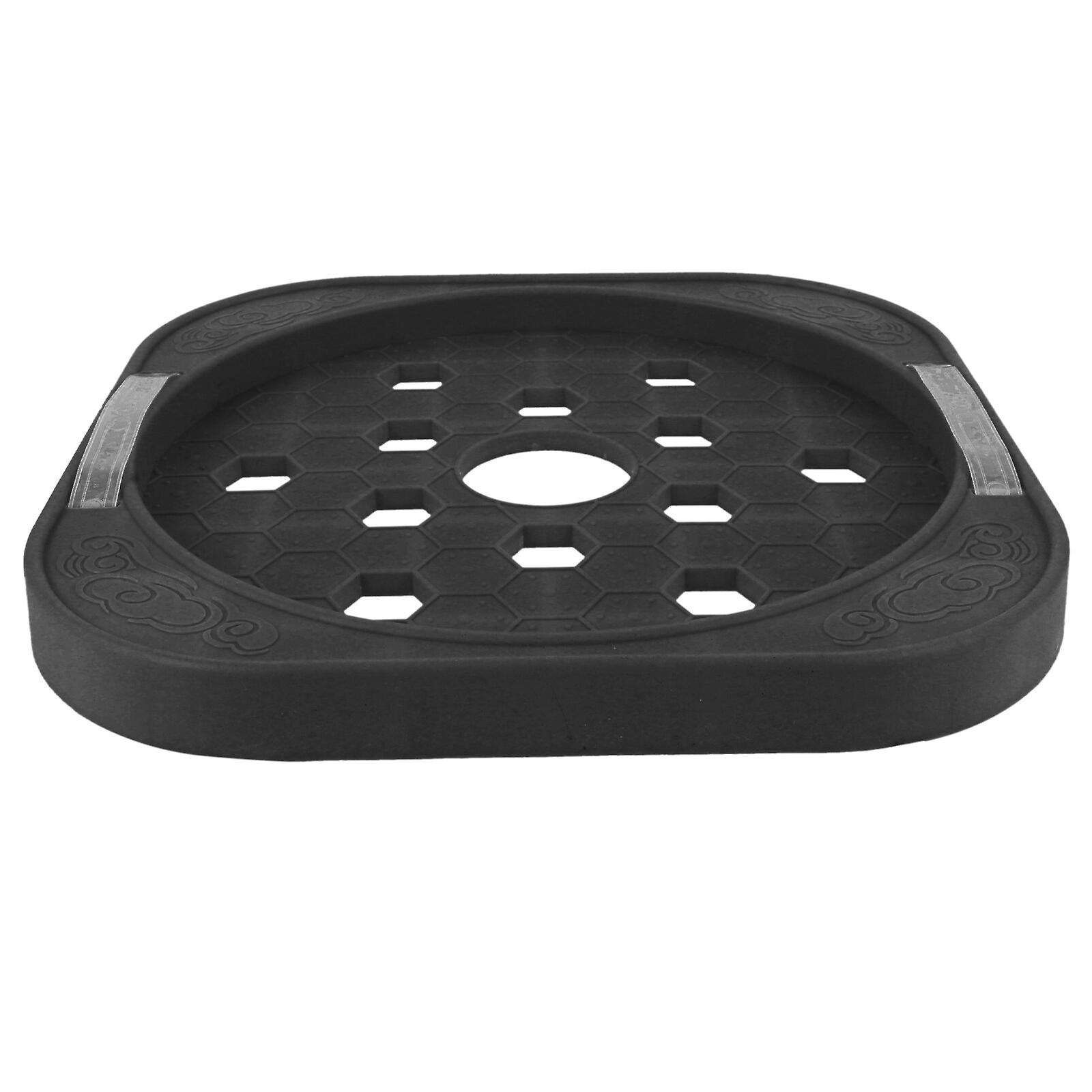 1pc Round Gas Tank Tray Movable Gas Tank Tray Portable Gas Tank Base Plate