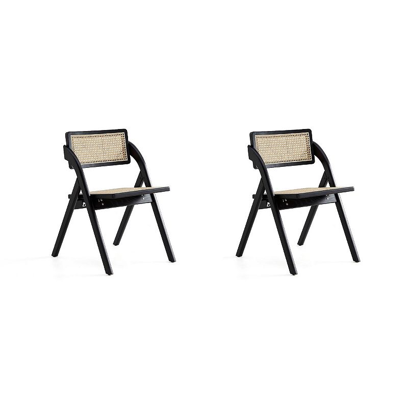 MANHATTAN COMFORT Lambinet Folding Dining Chair 2-piece Set