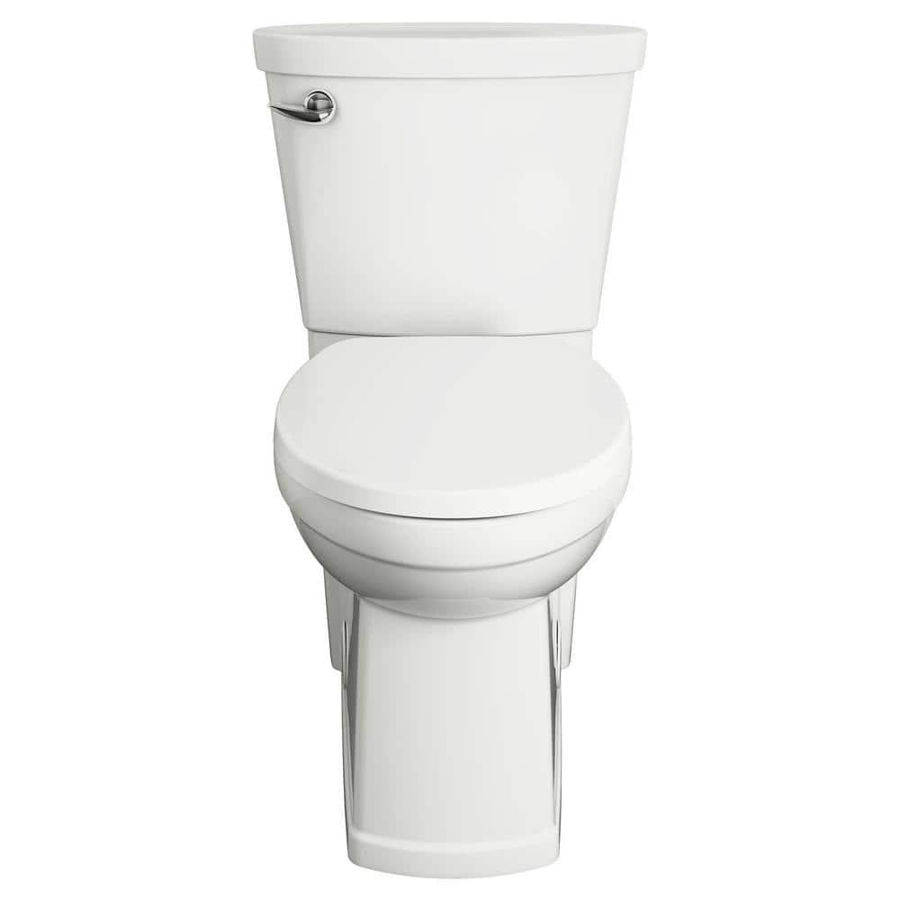 American Standard Cadet 3 Decor Tall Height 2Piece 128 GPF Single Flush Elongated Toilet with Seat in White Seat Included