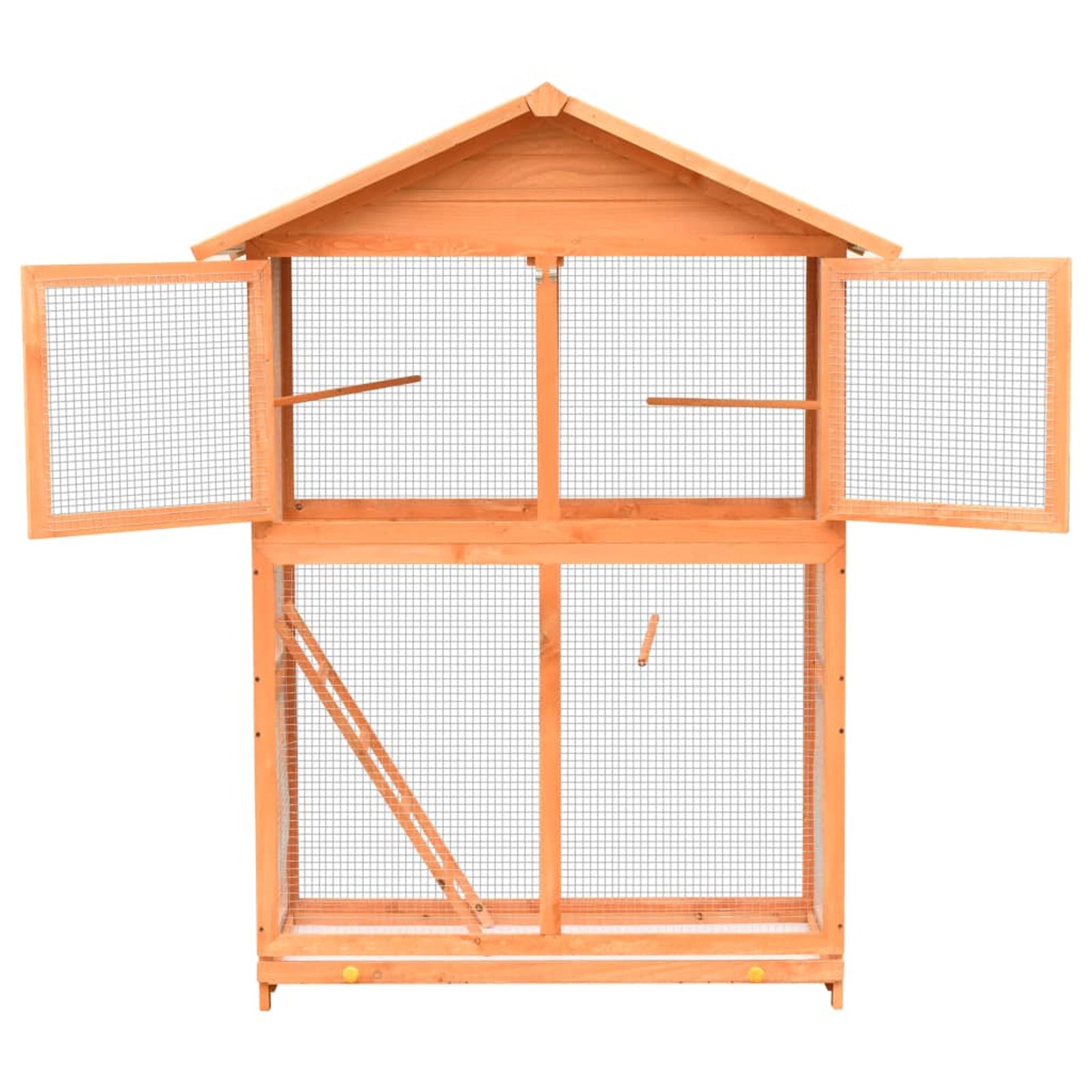 Andoer Bird Cage Solid Pine and Fir Wood 49.4